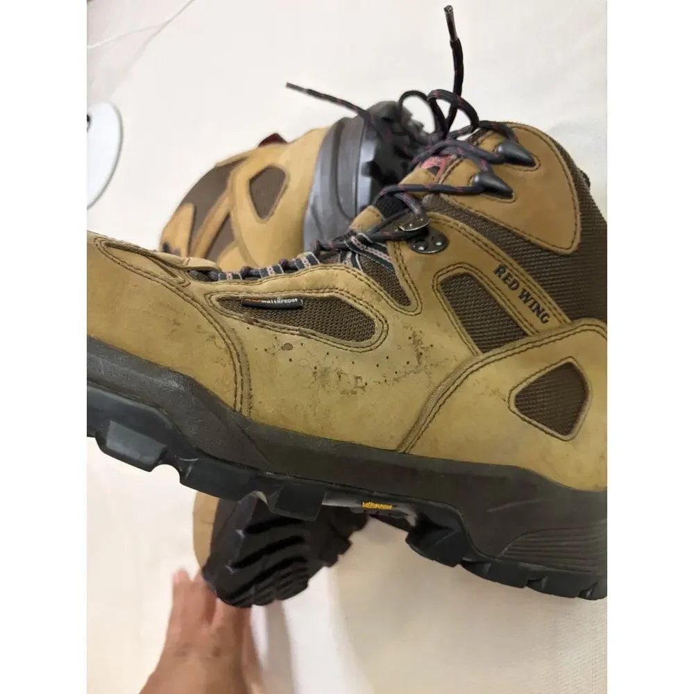 Red Wing TruHiker Boots Men’s Size 12 D 6674 Waterproof Safety Toe Vibram Work